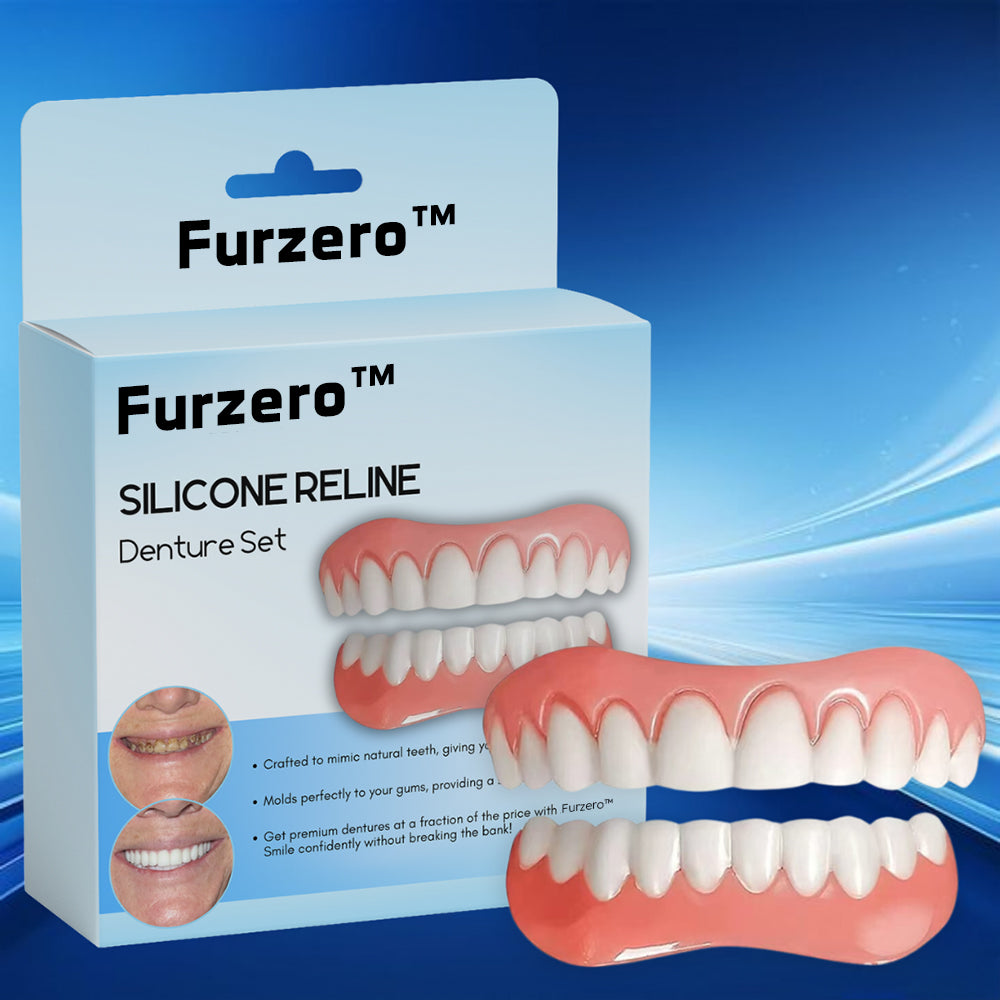 ✨Furzero™ Silikon-Reline Gebiss-Set🦷