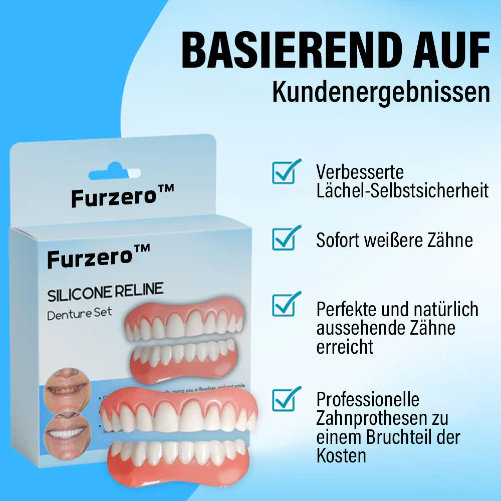 ✨Furzero™ Silikon-Reline Gebiss-Set🦷