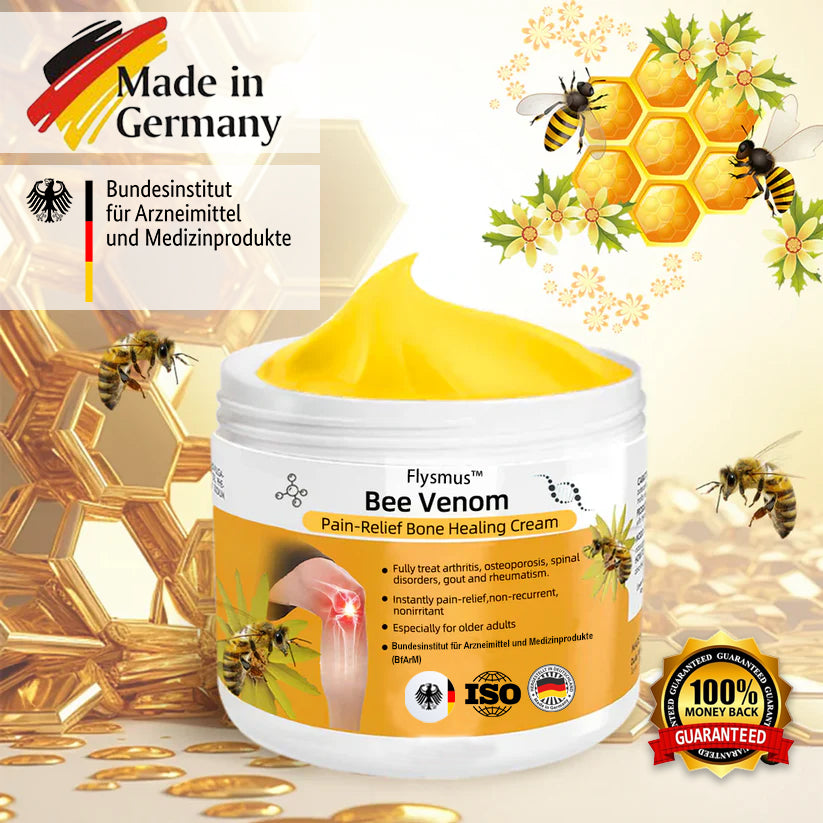 Flysmus™ Bee Venom Schmerz- und Heilcreme für Knochen (Besonders für ältere Erwachsene & von der BfArM empfohlen)