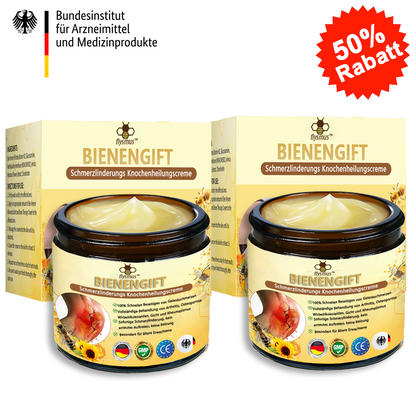 ✅ Offizieller Shop: flysmus™ Bienengift-Schmerzlinderungs Knochenheilungs Creme 👨‍⚕️Zertifiziert von der Bundesinstitut für Arzneimittel und Medizinprodukte (BfArM)